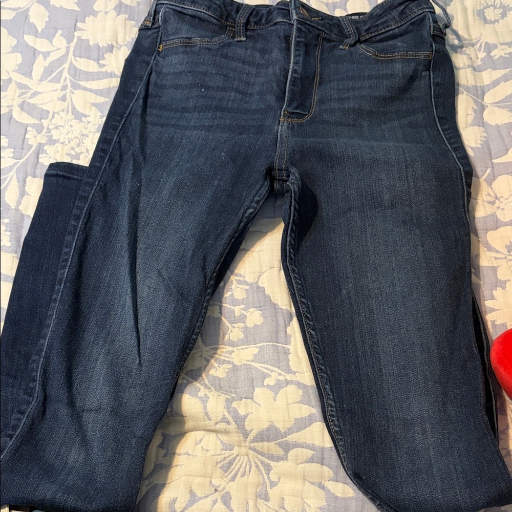 Hollister Dark Blue Women's Skinny Jeans
